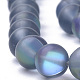Chapelets de perles en pierre de lune synthétique X-G-S283-01-6mm-3