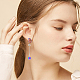 Arricraft 40 pièces couleur arc-en-ciel 304 accessoires de boucles d'oreilles en acier inoxydable EJEW-AR0001-02-6