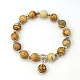 Bracelets de perles de pierre gemme de mode BJEW-JB00858-07-1