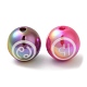 Placage uv perles acryliques opaques SACR-L005-12-2
