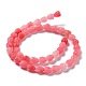 Chapelets de perles en corail synthétique G-Q1007-01A-01-3
