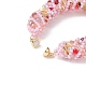 Bracelet toho japonais en perles de graines et au chalumeau avec fermoirs magnétiques en laiton BJEW-MZ00036-01-4