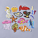 Computerized Embroidery Cloth Iron On/Sew On Patches AJEW-S076-032-1