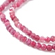 Natural Red Tourmaline Beads Strands X-G-A021-01A-3
