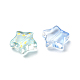 70 pièces de perles de verre transparentes et dépolies GLAA-FS0001-59-4