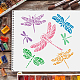 Plastic Reusable Drawing Painting Stencils Templates DIY-WH0172-231-1-6