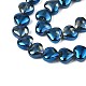 Electroplate Glass Beads Strands EGLA-S188-14-3