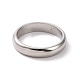 201 кольцо из нержавеющей стали для женщин RJEW-I089-51P-2