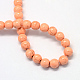 Chapelets de perles en turquoise synthétique TURQ-S284-8mm-B04-3