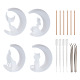 Kits de moules de lune en silicone bricolage DIY-TA0008-30-1