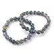 Perles d'agate de mousse naturelle&nbsp;BJEW-F380-01-B15-8