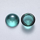 Transparent Spray Painted Glass Cabochons GLAA-S190-013C-G04-2