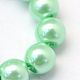 Chapelets de perles rondes en verre peint HY-Q003-4mm-63-3