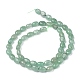 Natürlichen grünen Aventurin Perlen Stränge G-Z006-A15-3