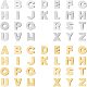 NBEADS 52 Pcs Alphabet Slide Charms PALLOY-NB0001-64-1
