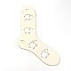 Форма для вязания деревянных носков DIY-WH0240-43-1
