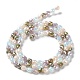 Chapelets de perles en verre électrolytique  GLAA-B013-01E-2
