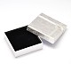 Квадратные картонные коробки ювелирные изделия CBOX-L001-09B-3