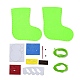 Набор рождественских носков из нетканого материала своими руками DIY-Q031-02G-3
