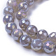 Déposer des perles d'agate gris naturel G-F627-01-C01-3
