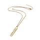 304 Stainless Steel Chain Necklaces NJEW-G335-39G-1
