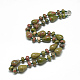 Colliers de perles en unakite naturelle NJEW-S389-01-1