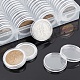 Exhibición de cajas de colección de monedas de plástico CON-WH0068-81-7