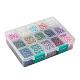 15 couleurs de perles de verre HY-JP0004-4mm-01-4