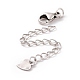 925 Sterling Silver Chain Extenders STER-D036-37AS-2