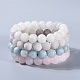 Bracelets extensibles avec perles de pierre précieuse naturelle BJEW-JB04170-1
