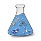 Alloy Enamel Chemical Test Bottle Brooches JEWB-K004-40-1
