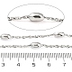 304 cadenas de eslabones ovales de acero inoxidable CHS-M005-01P-3