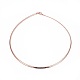 304 Stainless Steel Choker Necklaces and Bangles Jewelry Sets SJEW-L144-A03-RG-2