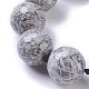 Chapelets de perles en jaspe avec images naturelles G-F620-02-30mm-3