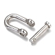 304 Stainless Steel D-Ring Anchor Shackle Clasps STAS-H142-04A-P-2