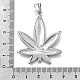 Подвески из нержавеющей стали 304 с кристаллами и стразами STAS-P387-02P-3