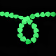 Synthetic Luminous Stone Beads Strands G-R190-10mm-32-4