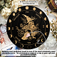 AHANDMAKER Witch Cat Pendulum Board AJEW-GA0004-66H-6