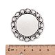 Metal Alloy Cabochon Settings PALLOY-A15624-AS-NF-3