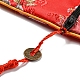 Sacchetti con cerniera per riporre gioielli in tessuto floreale in stile cinese AJEW-D063-01B-4