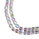 Placcare trasparente perle di vetro fili EGLA-N002-32-C12-3