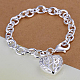 Laiton creux bracelets de breloque de coeur pour les femmes BJEW-BB12635-1