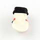 Pendentifs en argile polymère à neige de Noël à la main CLAY-R080-34-2