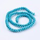 Chapelets de perles en turquoise synthétique G-P347-02-2