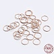 925 Sterling Silver Open Jump Rings STER-F036-02RG-0.5x4mm-1