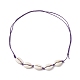 6 set di collane di perline di conchiglia di ciprea naturale di 6 colori per donna NJEW-JN04590-4