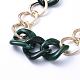 (vente de bijoux fêtes d'usine) colliers de chaîne NJEW-JN02801-04-2