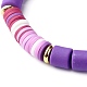 Handmade Polymer Clay Stretch Bracelets Sets BJEW-JB06350-01-6