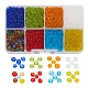 8 couleurs perles de rocaille en verre SEED-YW0001-56-1