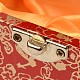Rectángulo chinoiserie regalo embalaje cajas de joyas de madera OBOX-F002-18B-01-7